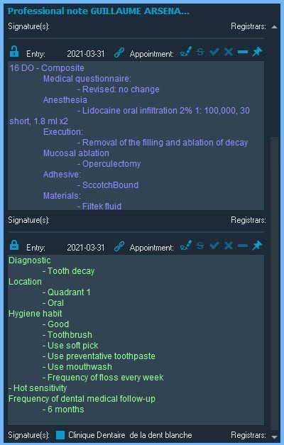 Professional Notes